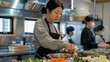 © Sasa Visual - A Korean kimchi-making workshop with participants learning the traditional process of fermenting vegetables
