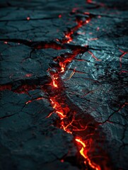 Sticker - Fire crack in ground