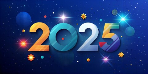 2025 new year background