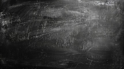 Leinwandbilder - Texture of a Chalkboard in Black