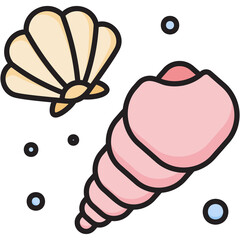 Sticker - Seashell Sticker