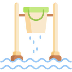 Sticker - Splash Pad Illustration