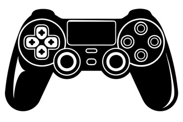 Wall Mural - Game controller Silhouette vector, joystick icon vector silhouette

