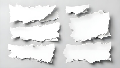 Wall Mural - white folding paper texture background 7