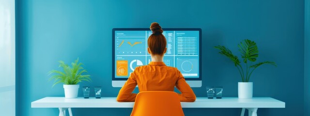 Poster - Unified analytics and instruments in sleek designs, unified analytics instruments, advanced data analysis and tech integration