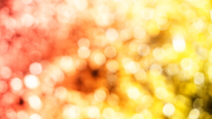 Wall Mural - Colorful glowing lights blur bokeh abstract background Glittering aesthetic textured pattern