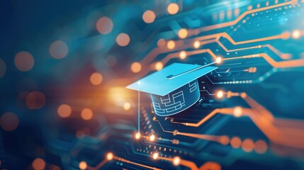 Poster - Blockchain in education for digital diplomas, secure and verifiable.