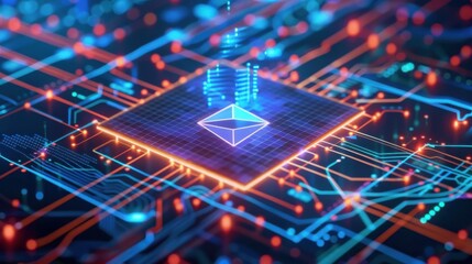 Poster - DAO development with blockchain integration, efficient and user-friendly.
