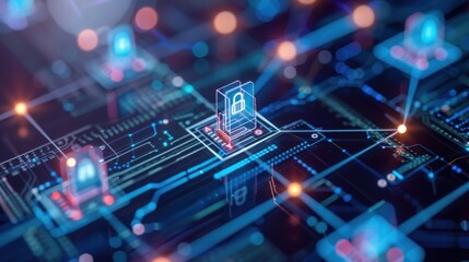 Poster - Decentralized collaboration on a blockchain platform, efficient and secure.