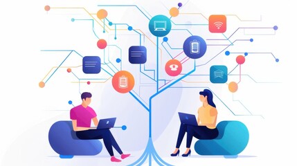 Poster - Decentralized management with smart contract execution, fair and efficient.