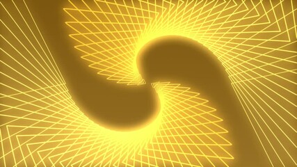 Wall Mural - Gold Background Animated line Abstract element for motion graphic, on background seamless loop Animation on background 4K 	
