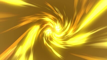 Gold Background Animated tunnel element for motion graphic, on background seamless loop Animation on background 4K