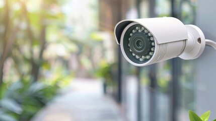 Aufkleber - Smart security camera with night vision, vigilant and advanced.