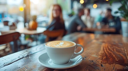 Poster - Business Leader Discussing Future Projects with Team Over Coffee in Casual Office Setting