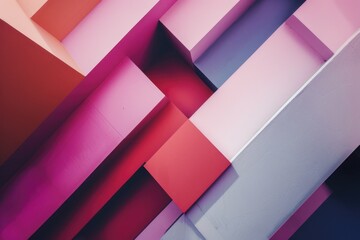 Wall Mural - Pink Purple Structure Abstract