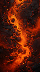 Wall Mural - digital black stone flame texture abstract graphic poster background