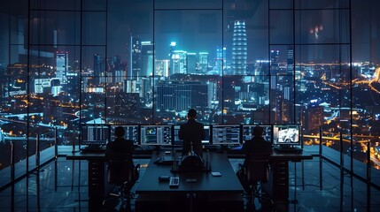 Poster - Futuristic Smart Grid Control Center Overseeing Renewable Energy Management and Stability