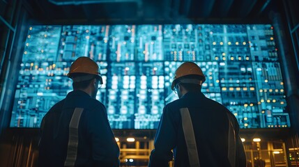 Poster - Modern Power Grid Control Center Monitoring Renewable Energy Smart Grid Stability in Industry