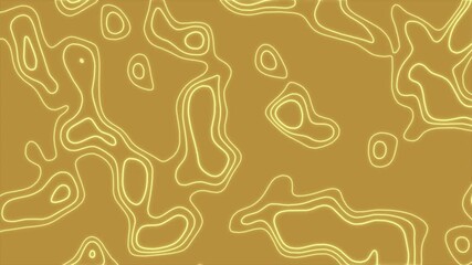 Wall Mural - Gold Background Animated geometry element for motion graphic, on background seamless loop Animation on background 4K
