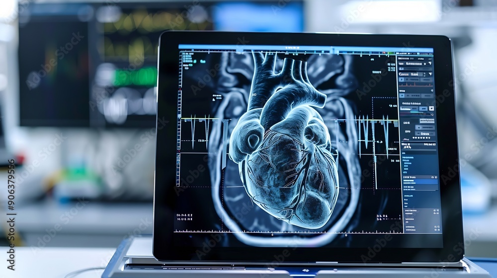 Cardiac MRI images on Tablet are instrumental in assessing cardiac ...