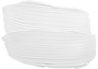 Wall Mural - close-up of white paint strokes, perfect for backgrounds, art projects, or creative design purposes 