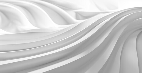 Wall Mural - Abstract White Swirling Background