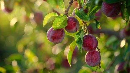 Wall Mural - plum tree