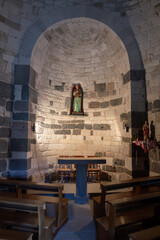 interior of santa sabina church in sardinia