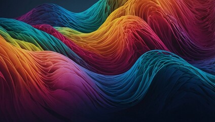 Canvas Print - Modern abstract gradient header, wallpaper background illustration