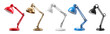 © Medard - Set of desk lamps isolated on transparent or white background