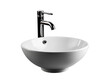 © Medard - Stylish white bathroom fixture vessel sink isolated on transparent or white background