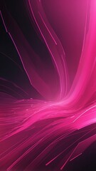 Poster - pink digital data stream technology abstract background with copy space