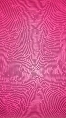 Aufkleber - pink digital fingerprint scan pattern technology abstract background with copy space