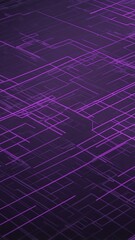 Poster - purple futuristic grid lines pattern technology abstract background with copy space