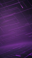 Poster - purple futuristic grid lines pattern technology abstract background with copy space