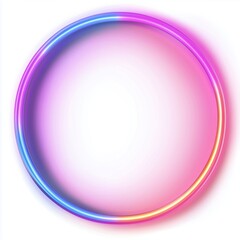 Poster - Colorful Glowing Circular Design with Gradient Effects