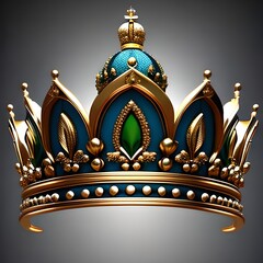 golden crown on a background