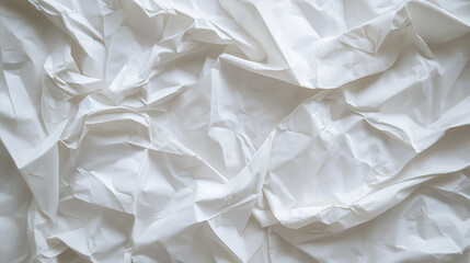 white crumpled paper, crumpled paper texture background