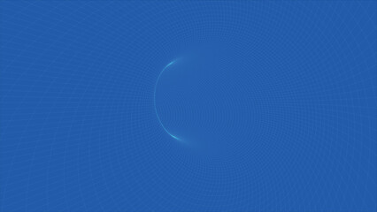 Poster - Abstract wireframe 3D tunnel. Perspective mesh background texture. Mesh model of a wormhole, vortex. 3D vector texture of a wormhole portal with a mesh structure.