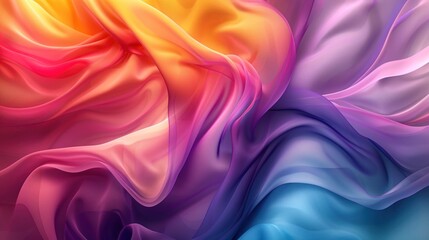 Poster - Abstract Colorful Fabric Texture