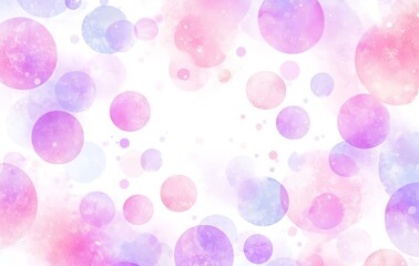 Poster - A set of colorful bokeh circles without a background, which can be used for frames, borders, textures, background elements, and clip art