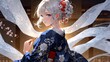© David 1978 - Anime picture of a beautiful girl with silver hair