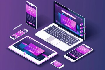 Poster - Isometric website optimization: Developing layouts for all devices