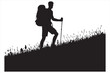 © Rumana - Hiking vector silhouette bundle