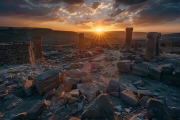 Sticker - Ancient temple Gobeklitepe.