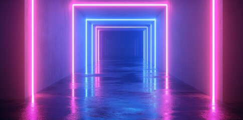 Poster - Copy space on a digital abstract 3D background. Based on a stock image