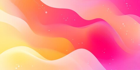 Wall Mural - Background design with noise texture abstract blurred pink yellow orange color gradient