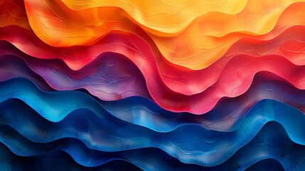 Canvas Print - Abstract background showcasing layers of paint in a mix of bold colors adding an artistic and energetic touch to any creative project for a lively visual effect high resolution Illustration, in the