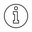 © Syarif - Information icon vector. Info and Faq icon symbol illustration