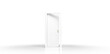 © Photocreo Bednarek - Semi open white door on transparent background